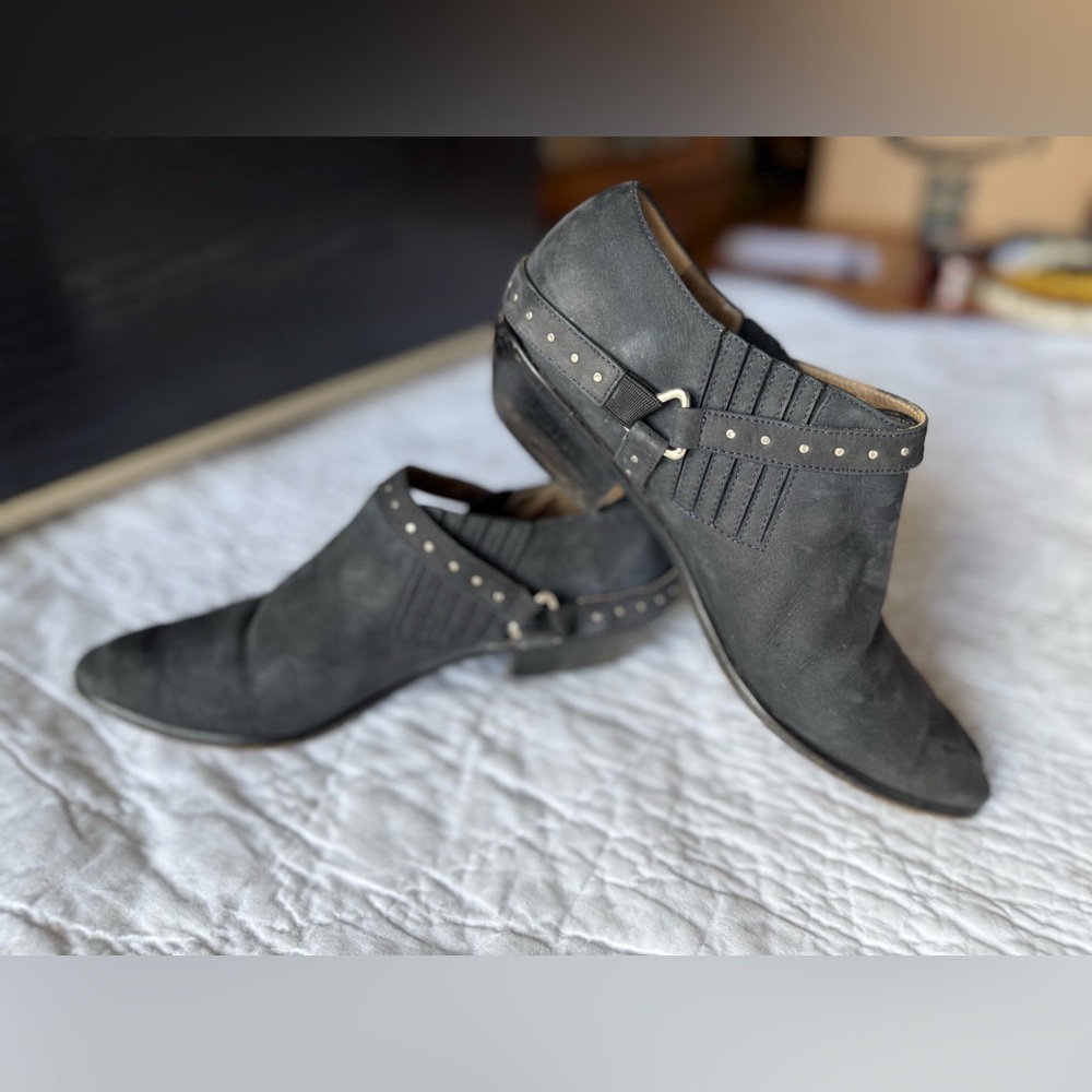 Gianni Bravo Made in Italy Studded Harness Mule Boots | EU 38 US 7.5